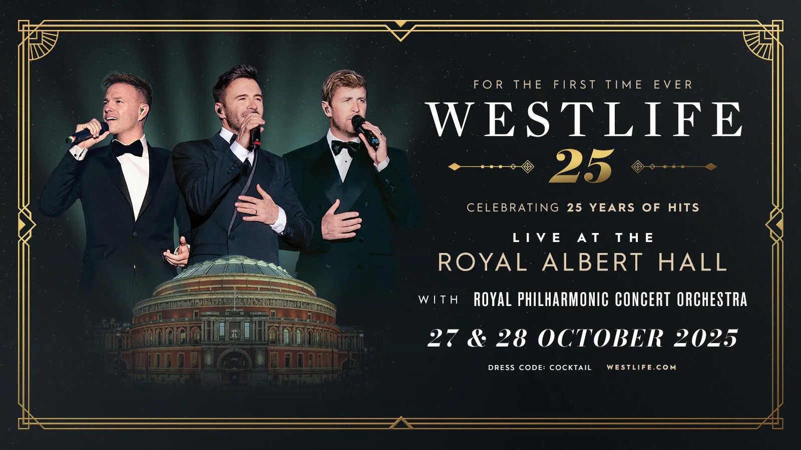 Westlife 25th Anniversary Live at the Royal Albert Hall 27 & 28 October 2025
